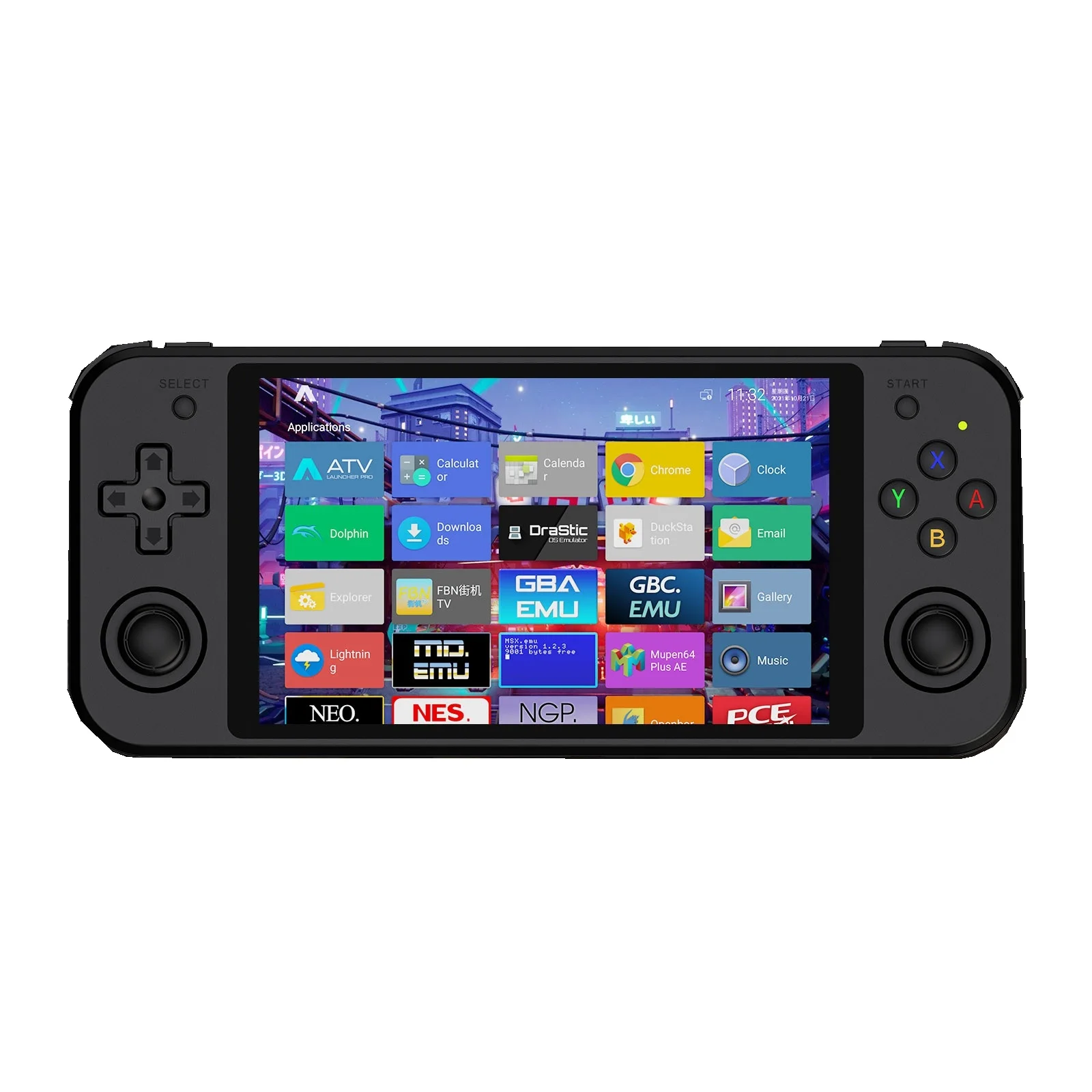 hot sale RG552 Handheld Game Player 5.36 Inch IPS Screen Dual System Android Linux RK3399 Console