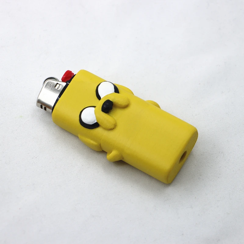 1 قطعة Jake the Dog & FINN حامل غطاء ولاعة لـ BIC حجم قياسي ولاعات كم نوع J6
