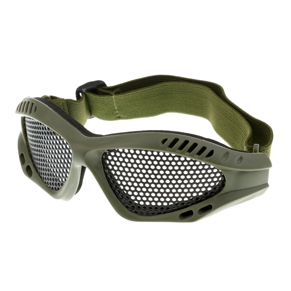 Tactical Goggles Eyewear Metal Mesh 0-type Anti-shock Protective Glasses Military Fan Equipment For Outdoor Cs Game