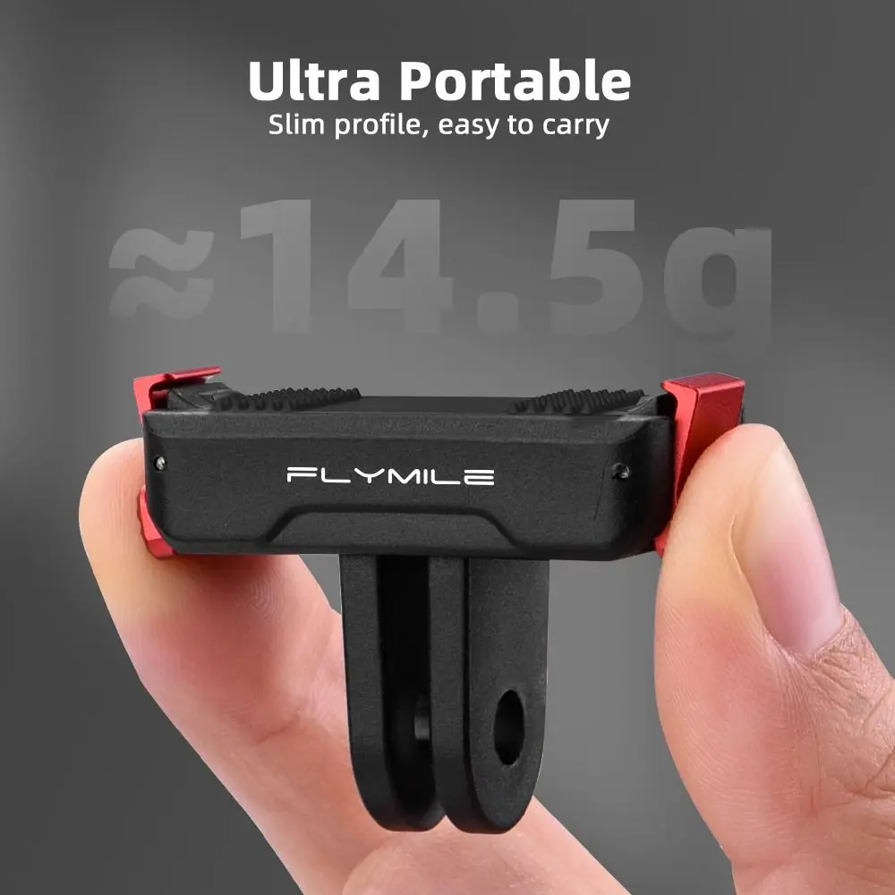 Quick Release Magnetic Mount Adapter 1/4 Screw Durable Mount Bracket ABS Lightweight Base Adapter for DJI Osmo Nano