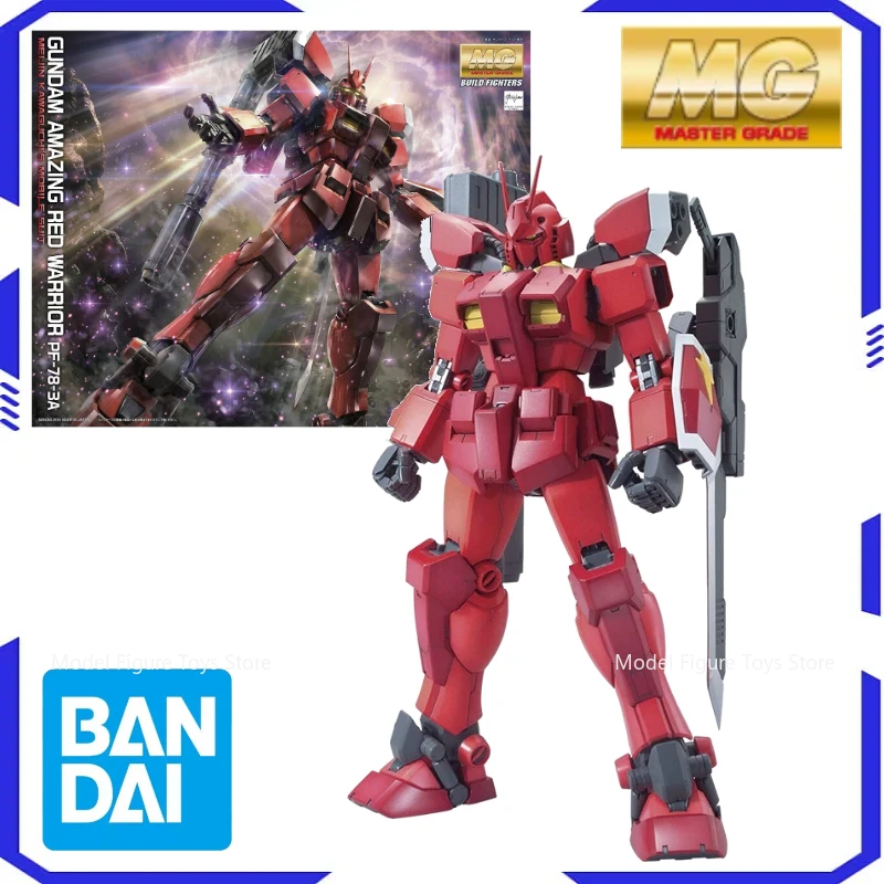 

Bandai Original Model Assembly Kit 1/100 MG-Gundam Amazing Red Warrior Anime action character assembly model toy robot boy gift