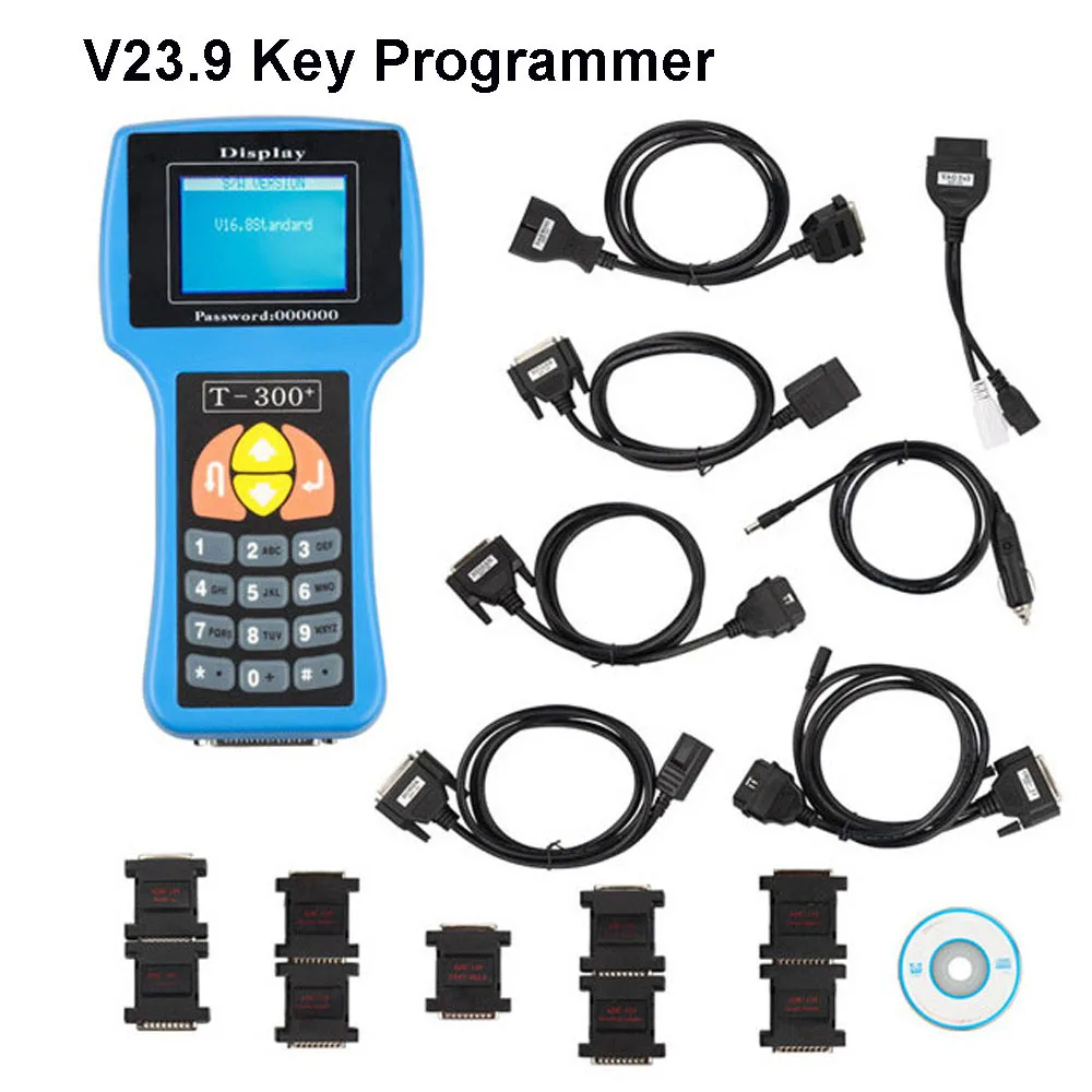 Picture 3: T300 Car Key Programmer V23.9 Auto KEY Key Programmer T300 Code Programmer English Spanish Optional car diagnostic tools