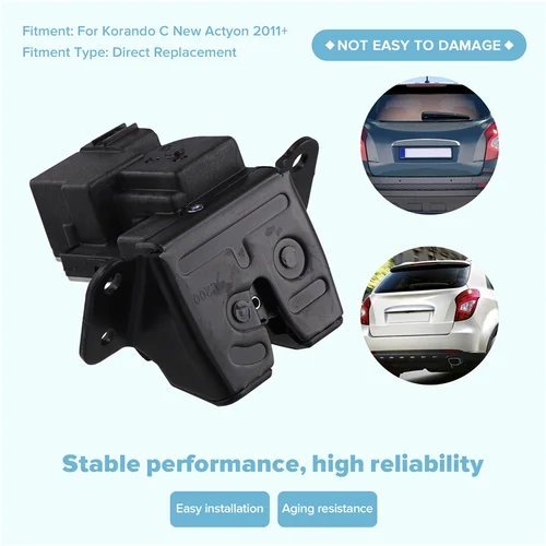 Actuador de pestillo de bloqueo de tapa de maletero trasero de coche 7141034002 para Ssangyong Korando C nuevo Actyon 2011 + 7141034001
