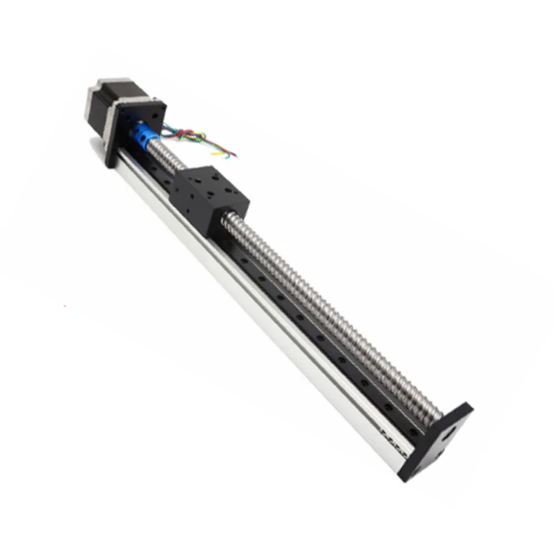 Vite Tr8 a movimento lineare Corsa effettiva 100mm 1204 1605 1616 1620 Vite a ricircolo di sfere NEMA23 Attuatore passo-passo Motore AC