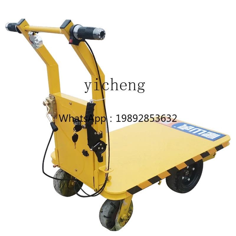 

Electric trolley Pull goods Flat truck Four-wheel trailer Elevator Greenhouse warehouse turnover truck Battery truck
