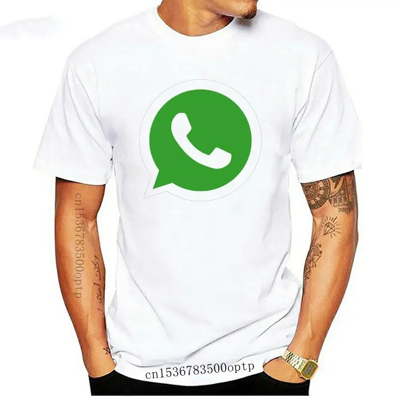 New 2021 Printed Men T Shirt Cotton Short Sleeve  whatsapp t-shirt  Women tshirt