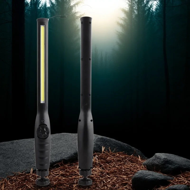 

1/2/4PC COB Flashlight Magnetic Work Light USB Rechargeable Torch Hook Portable Lantern Inspection Light Camping Car Repair Lamp