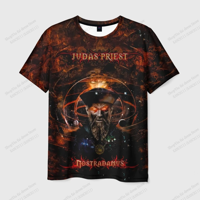 2026 New Rock Band Judas Priest Tour 3D Print T-shirt Men Women
