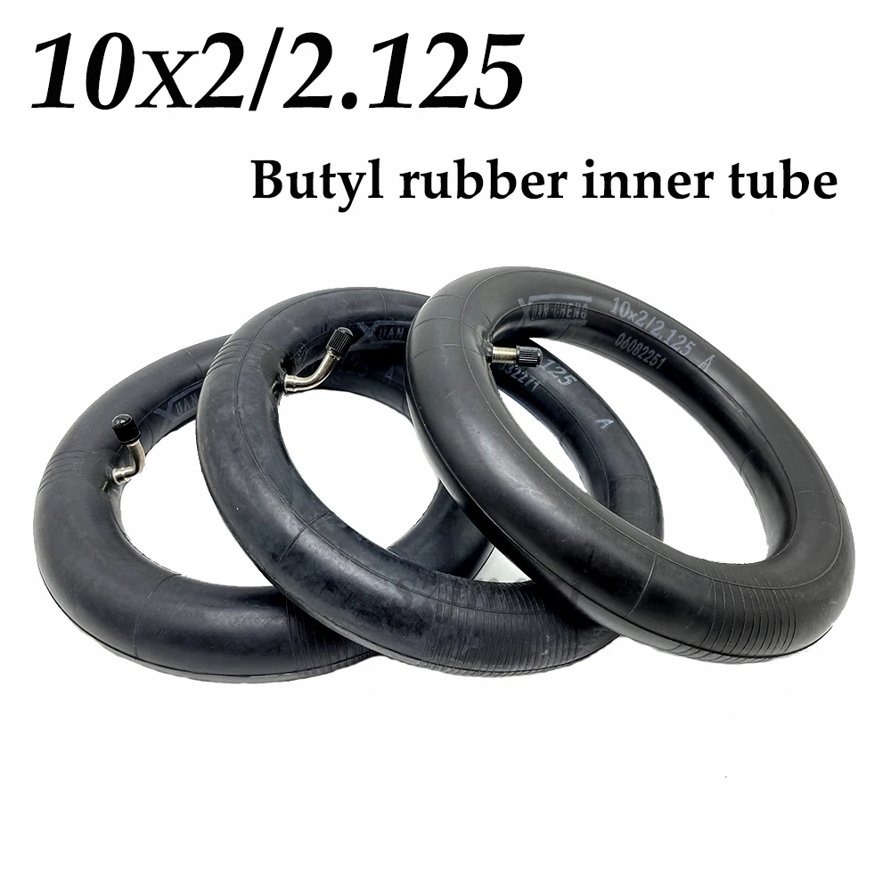 

10x2/2.125 Inner Tube Tyre for Electric Scooter Self Balancing Car 10 Inch 10x2.0/10x2.125 High-quality Butyl Rubber Inner Tube