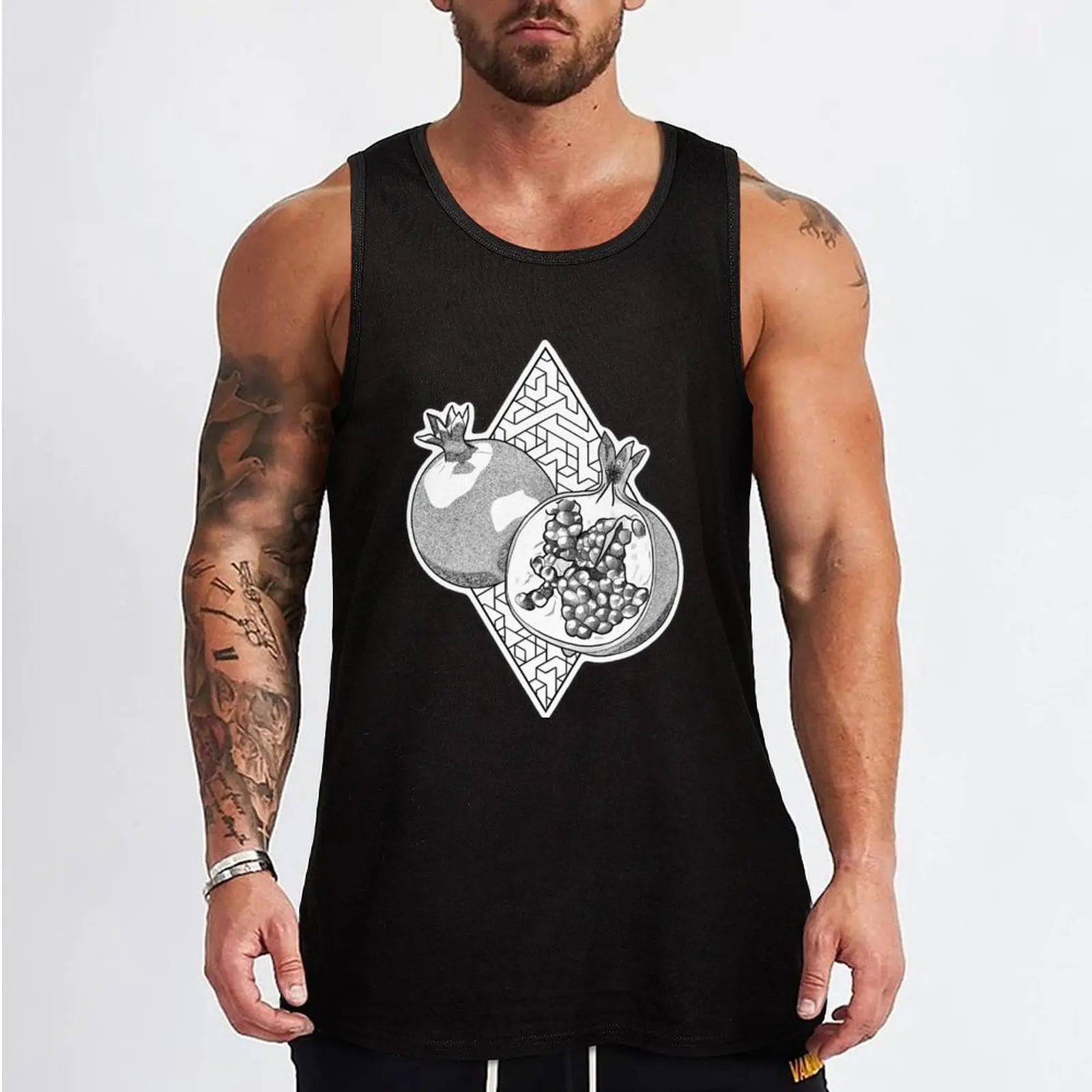 Ode to Persephone Tank Top Men's gym t-shirt sleeveless tshirts for men