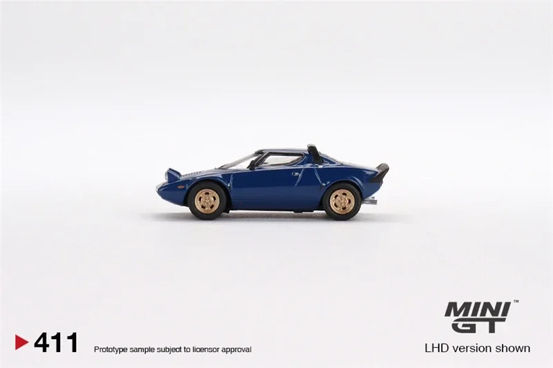 MINI GT 1:64 Lancia Stratos HF Stradale Bleu Vincennes LHD Diecast Model Car