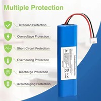 Replacement Battery 12800mAh for Ecovacs Deebot Ozmo 900,901,905,920,930,937,N8,N8 Pro Li-ION 14.4V Robot Vacuum Cleaner Bat