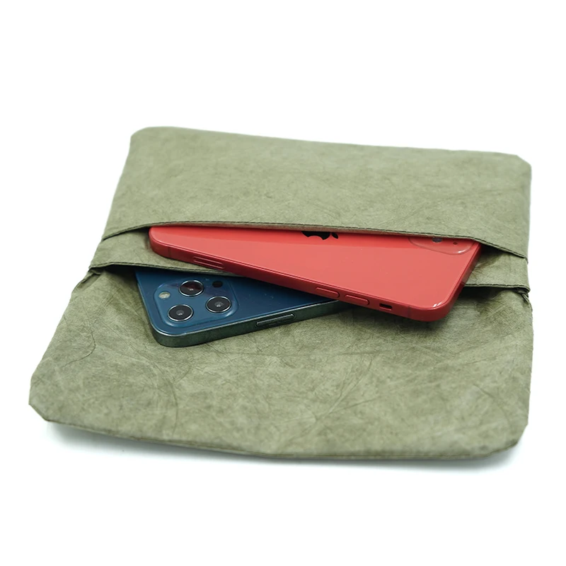 Universal Paper Material Phone Bag Pocket Wallet Pouch Case For iPhone 13 Pro Max  For iPhone 15 16 Pro Max Plus For Note 20 S21