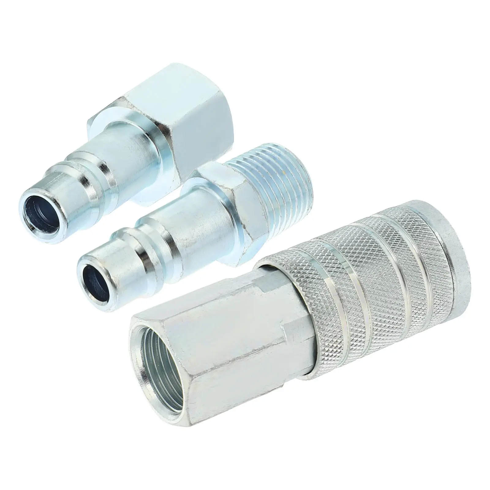 

3pcs Quick Connect Fitting Iron Straight Adapter For Pex Pipe Plumbing Jobs Hose Coupler Air Fittings Joint Pex Fittings