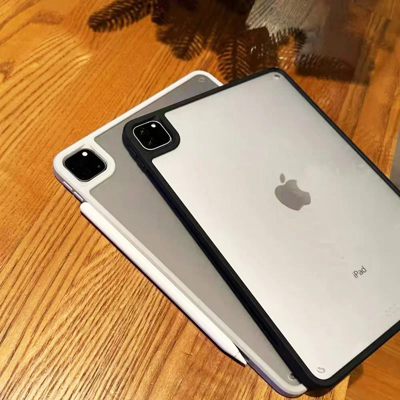 حافظة شفافة غير لامعة لجهاز iPad Air Pro 2024 2025 13 11 12.9 حافظات 4 5 6 7 8 9 10th 11th Generation 10.2 10.9 بوصة غطاء صغير