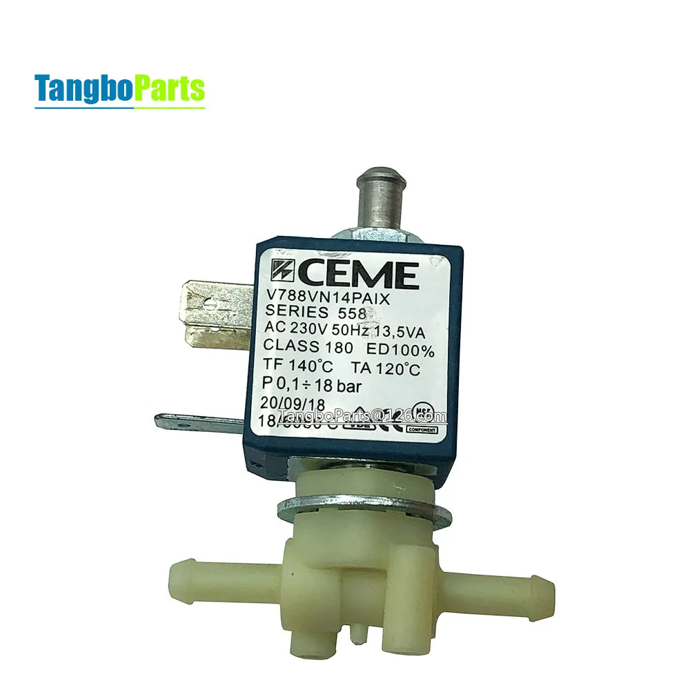 Coffee Machine Parts Normally Open AC 230V CEME V788 Solenoid Valve For Coffee Maker etc.