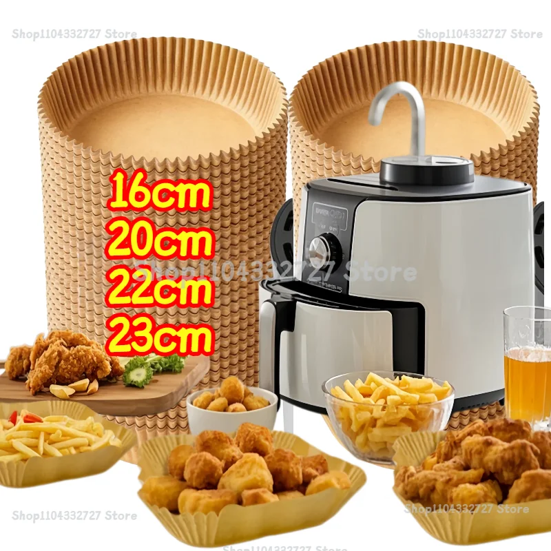 

Air Fryer Disposable Paper Liner for Cooking Baking Nonstick Parchment Baking Oven Paper Kitchen Accessories Food Waxed Paper