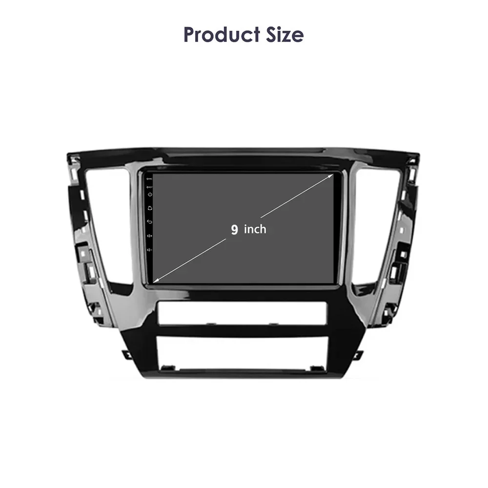 For Mitsubishi Pajero Sport 3 2020-2021 Car Radio Multimedia Navigation 4G GPS Wireless Carplay Stereo Android 15 Screen 2DIN