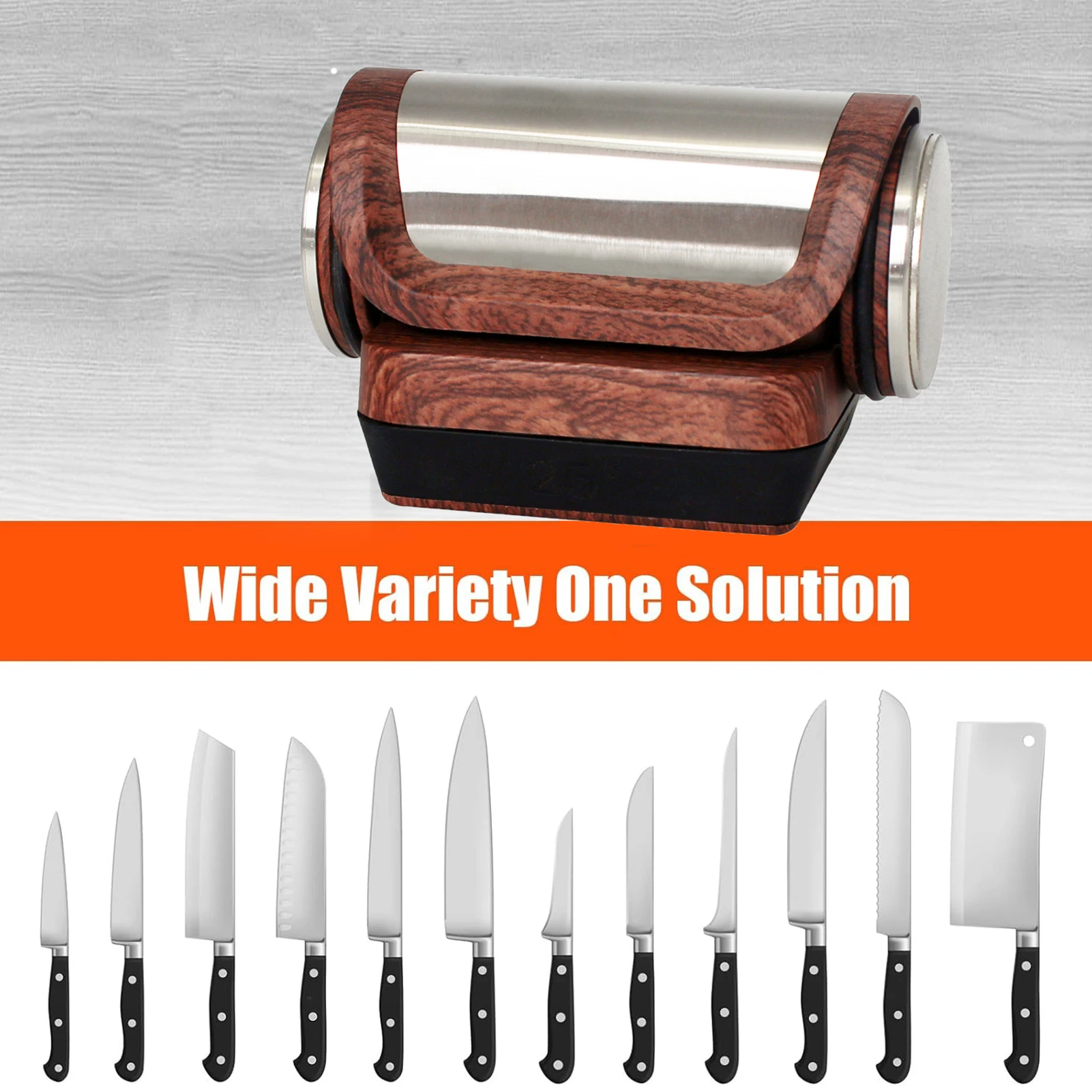 Rolling Knife Sharpener Kit Metal Knife Sharpening 15/18/20/25 Degree Sharpening Knife Sharpener Set with Diamonds Grinding Disk