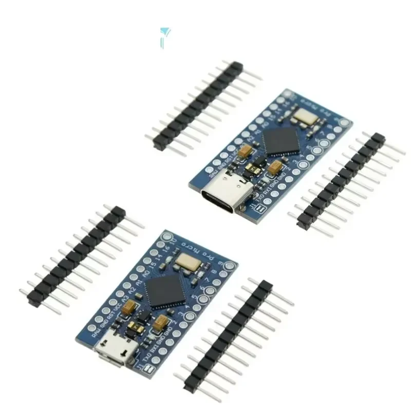 BSSY)Pro Micro ATmega32U4 5V 16MHz Replace 328 For Mini With 2 Row Pin Header Leonardo Usb Interface