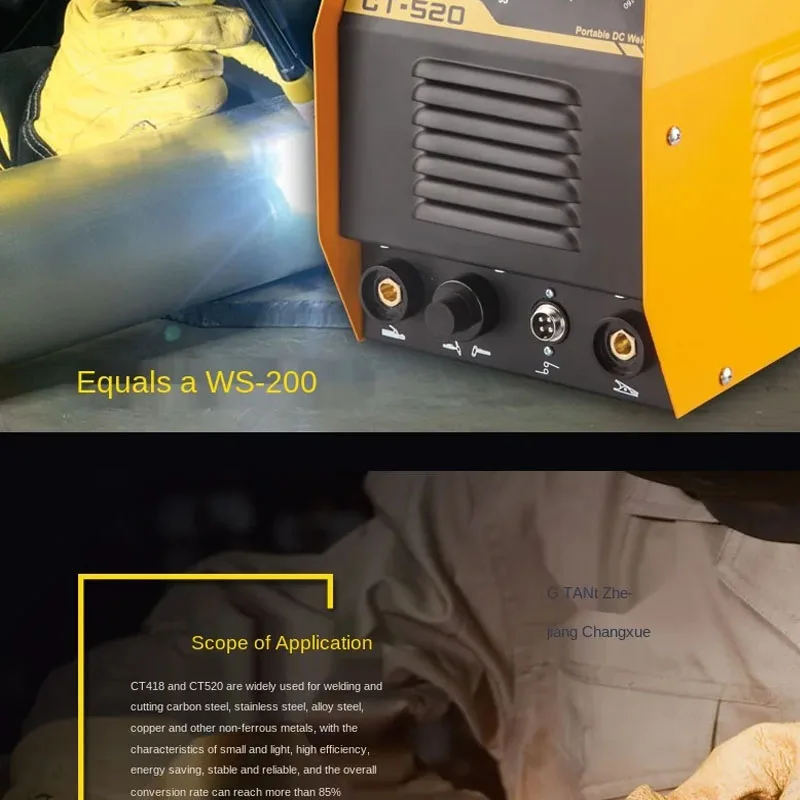 DC welder welding machines with free accessories set 2 Top Selling 3 In 1 CT520 CT-520 TIG MMA Plasma Cutting Cutter Inverter