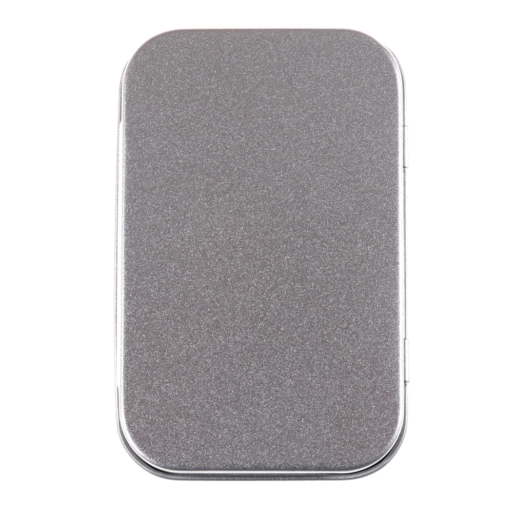 1PCS 95*60*20mm Metal Tin Flip Storage Box Case Organizer For Coin Candy Keys