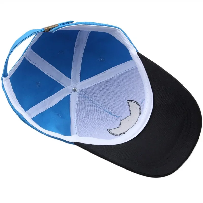 Berretto da baseball da uomo con cane blu Berretto da baseball personalizzato regolabile Anime unisex carino ricamo cappello cappelli snapback oggetti di scena