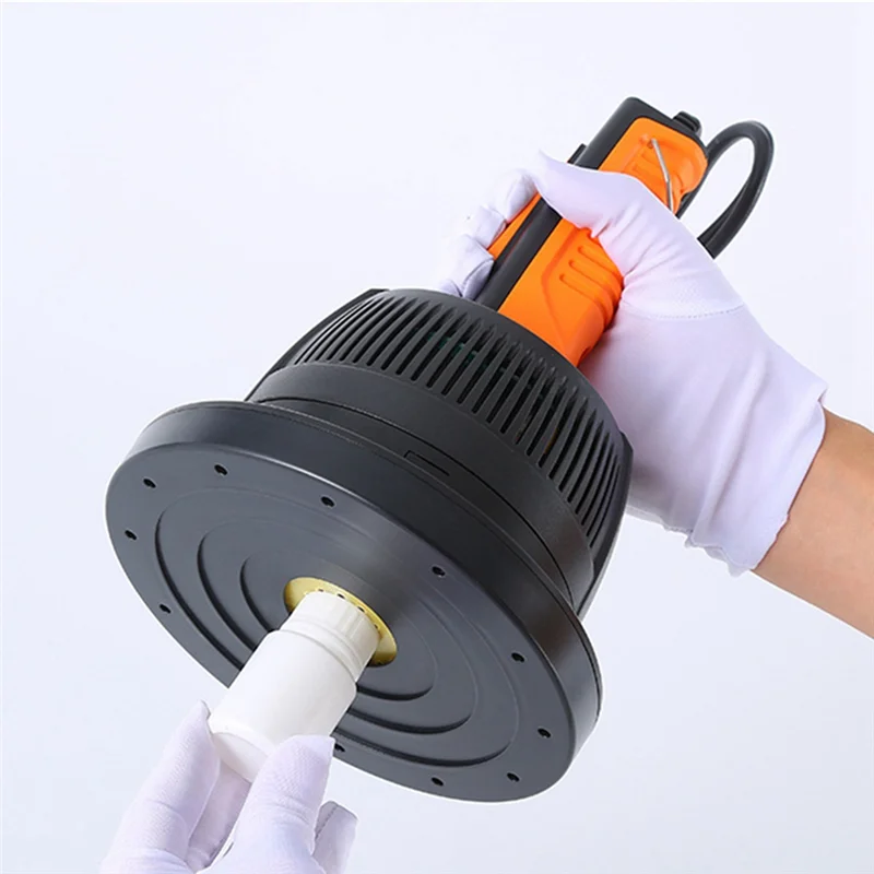 Newest! Hand-Held Electromagnetic Induction Sealer 130mm Bottle Neck Sealing Machine Aluminum Foil Machine Sealer EU Plug
