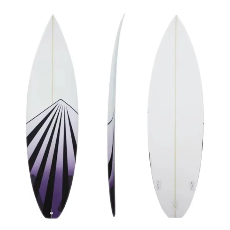 Tablas de surf de fibra de vidrio de gran oferta, tablas de surf epoxi de PU personalizadas