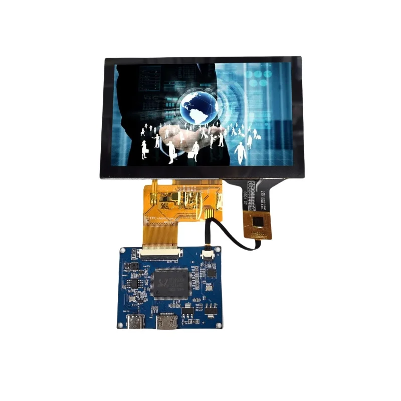 

5 inch Capacitive touch LCD Screen Temperature CPU GPU SSD Monitoring Secondary Display Monitor For AIDA64 Computer Raspberry Pi