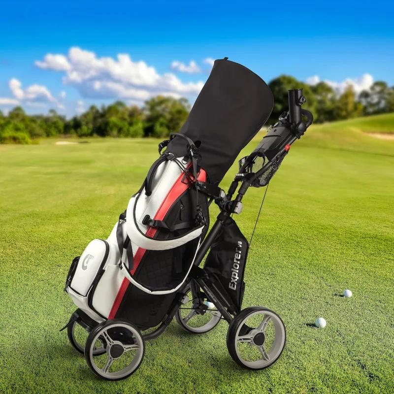 Explorer V8 - Chariot de golf SuperLite à 4 roues, Explorer Version 8