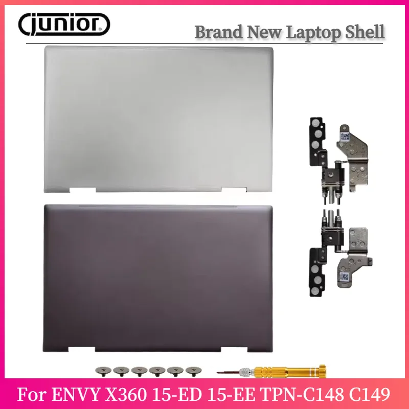

Новый для ENVY X360 15-ED 15-EE ЖК-дисплей TPN-C149 TPN-C148, задняя крышка, верхний корпус/петли L93203-001 L93204-001