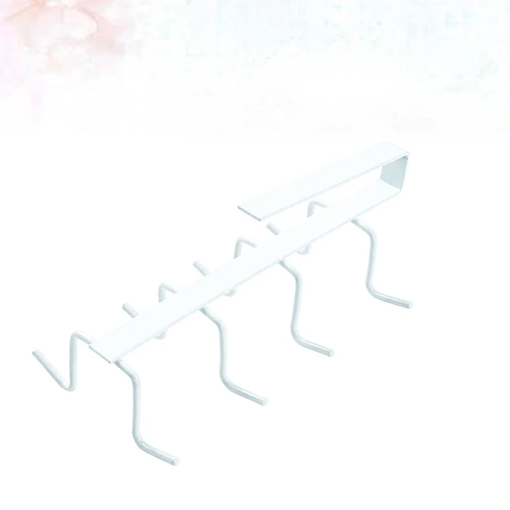 صف مزدوج السنانير الحديد المطبخ تخزين الرف لا لكمة المطلوبة خزانة أسفل المنظم للأكواب أكواب أواني خزانة شماعات