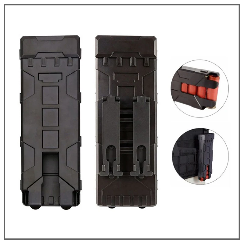 10 rounds 12 caliber shotgun box magazine carrier military tactical Molle magazine box ammunition case bag air gun color bullet