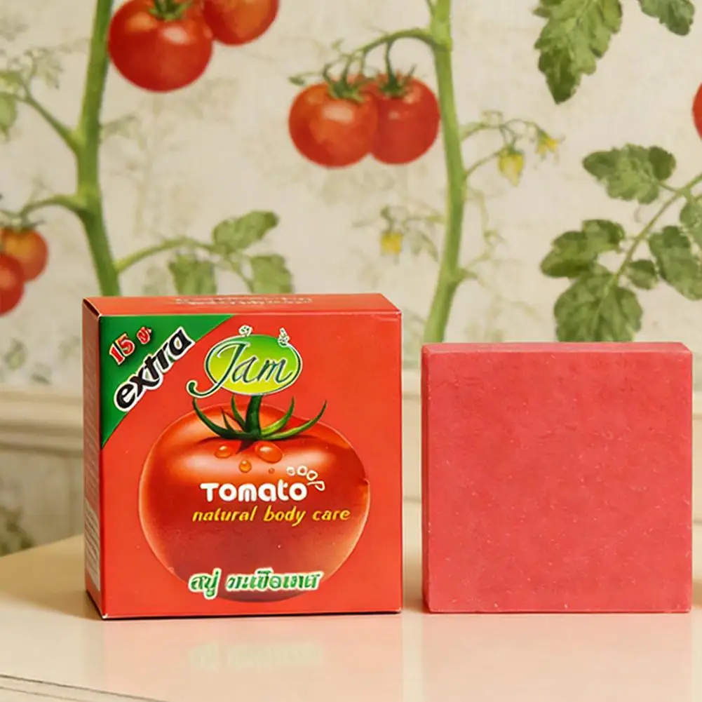 1 Pack Thailand Tomato Soap Carefully Crafted To Retain Its Original Nutrients And Effectively Care For Your Skin H5Y5