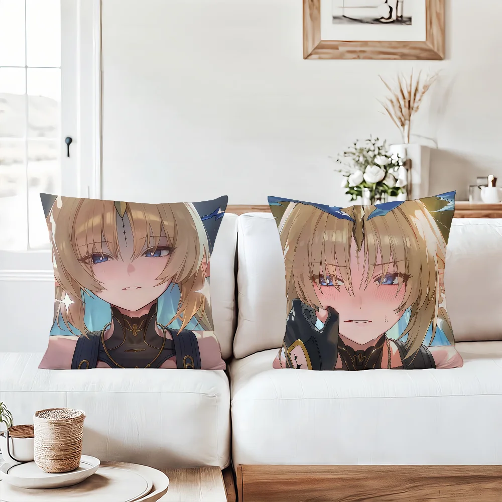 

C-Cartethyia Wuthering Waves Pillow Case Office Cushions Suitable For Sofa Car Bedroom Decorative Cushion Cover