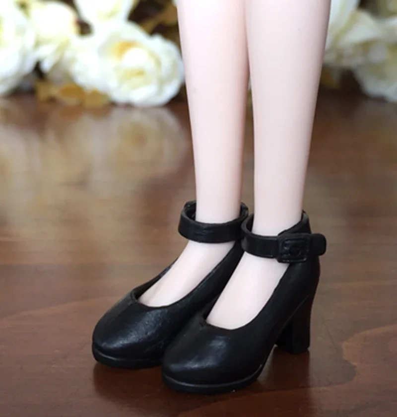 1 Pair di Alta-Tacco Scarpe Per Blythe Dolls 1/6 Scarpe di Moda Per Licca Bambola Mini Scarpe Per Momoko 1/6 accessori Bambola BJD