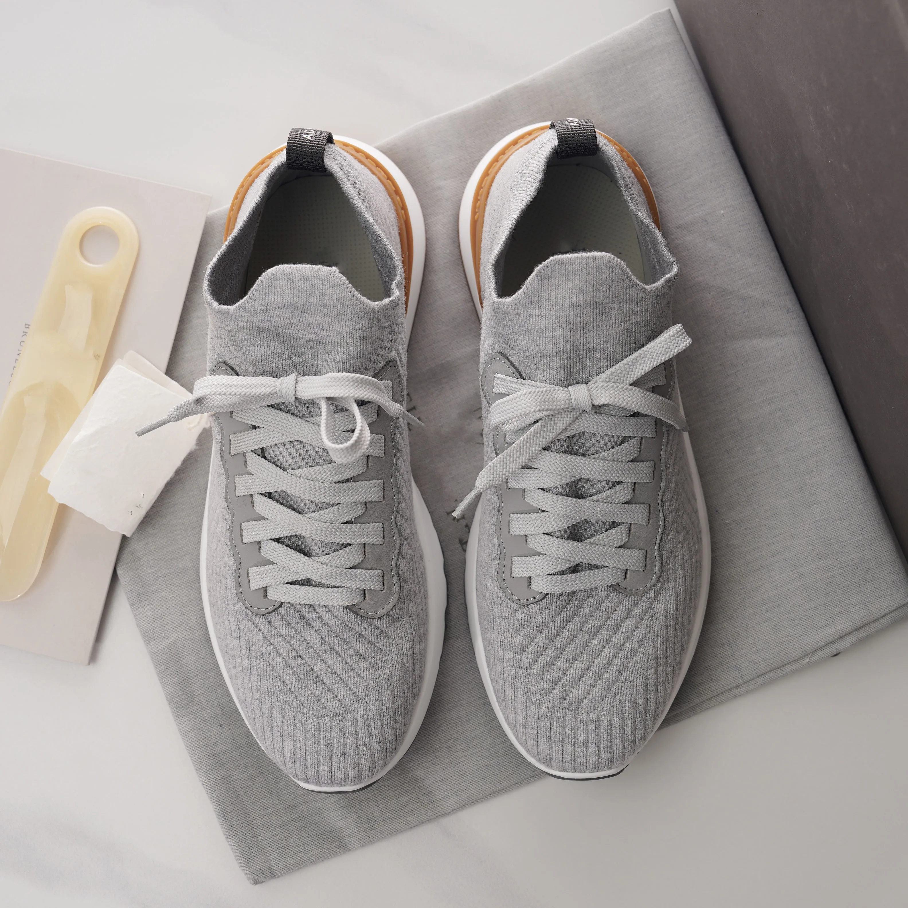 2026 Spring Summer Men Fashion Knit Sneakers Lightweight Breathable Daily Casual Sports Running Shoes_vogvips.com