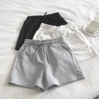 Women's Casual Shorts Petite Summer New Grey Versatile Outer Wear Running Trunks Trendy Cotton Material Origin China