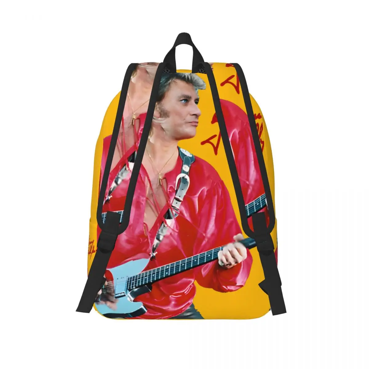 Geschenk Johnny Hallyday signiert robuste Schulter Kindergarten Tasche Johnny Hallyday verstellbaren Riemen für Jungen Mädchen Bücher tasche High School