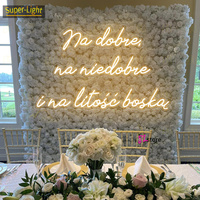 Big 75cm Custom Neon Light LED Neon Sign We begin a joint chapter Sign for Wedding Birthday Room Home Decoration
