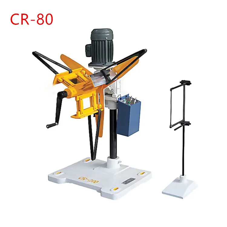CR-80 Decoiler 150mm Manual Uncoiling Machine for Sheet Metal with Motor Core 380-440V 15-20m/min Feeding Speed