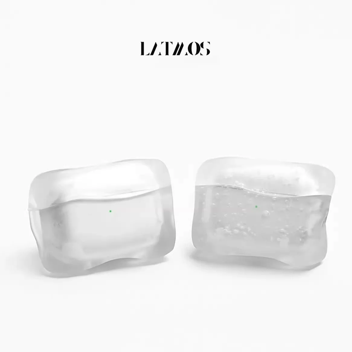 Étui Airpods pour écouteurs, cristaux de glace givrés, en Silicone Y2K, Design Original, étui de protection souple personnalisé pour Airpods Pro, cadeau