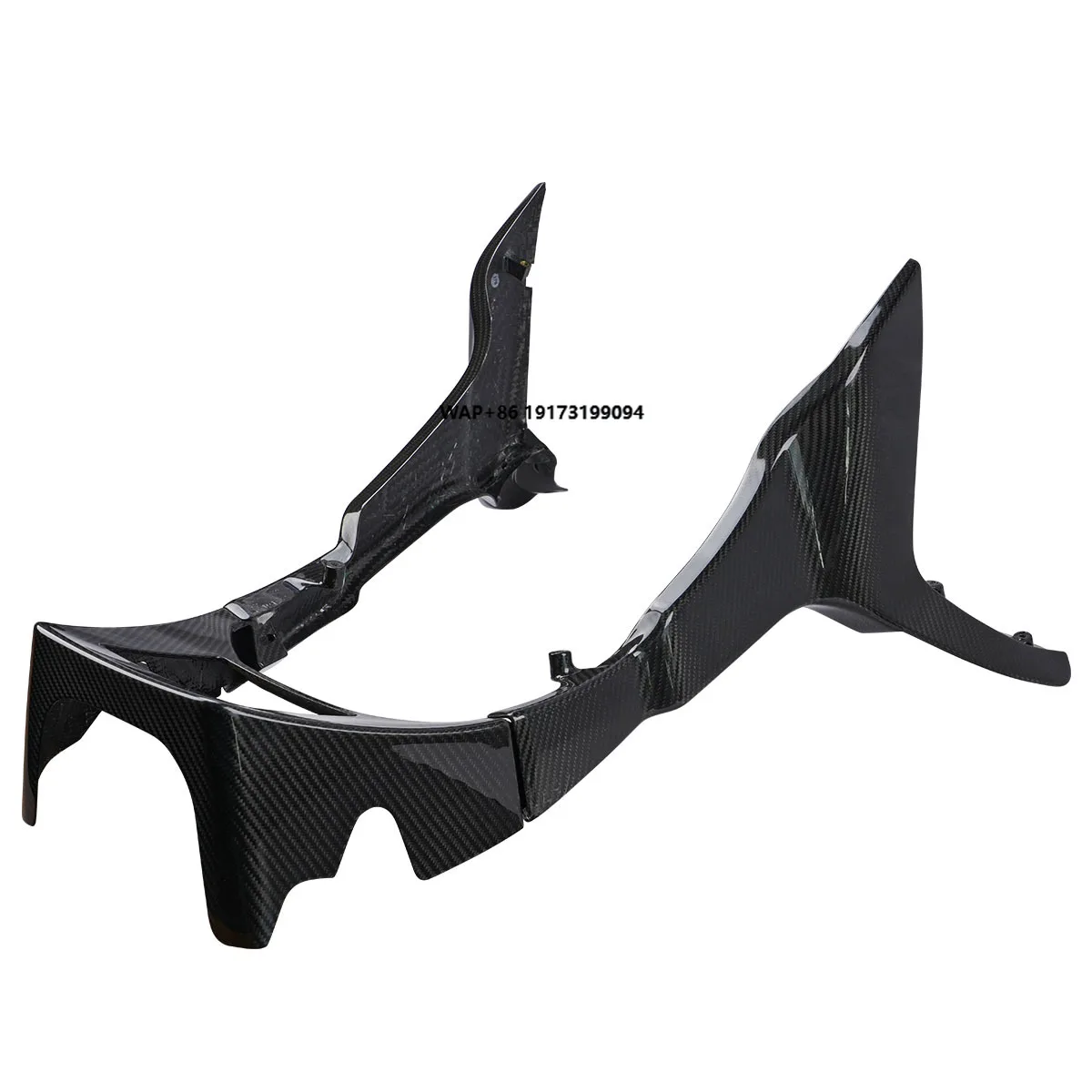 

Кованый матовый воздушный дефлектор из углеродного волокна, аксессуары для мотоциклов, пригодные для Touing 2014-2023, Road Glide Street Glide