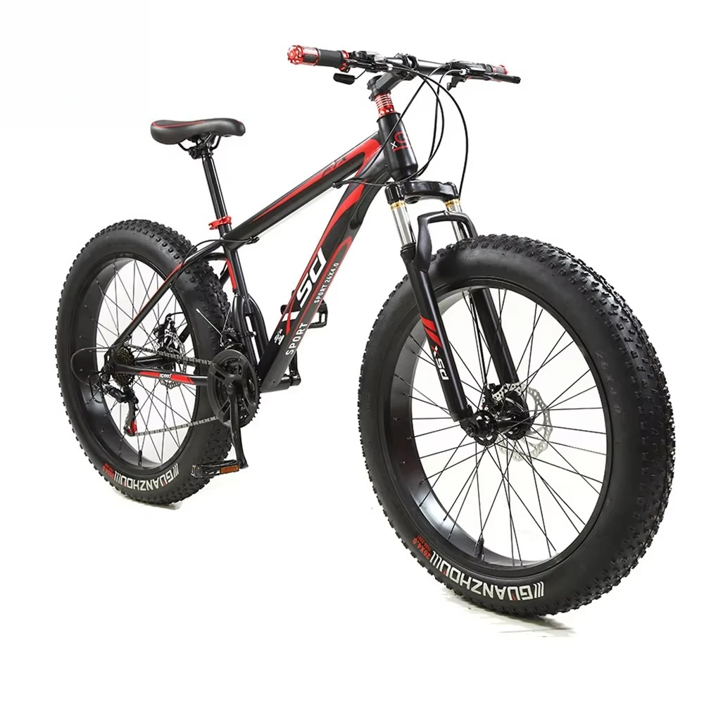 رخيصة الصلب 21 سرعة الدهون دراجة هوائية جبلية الإطار الثلوج دراجة الدهون Lutonix دورة 26 بوصة Bicicleta الدراجات الجبلية #5