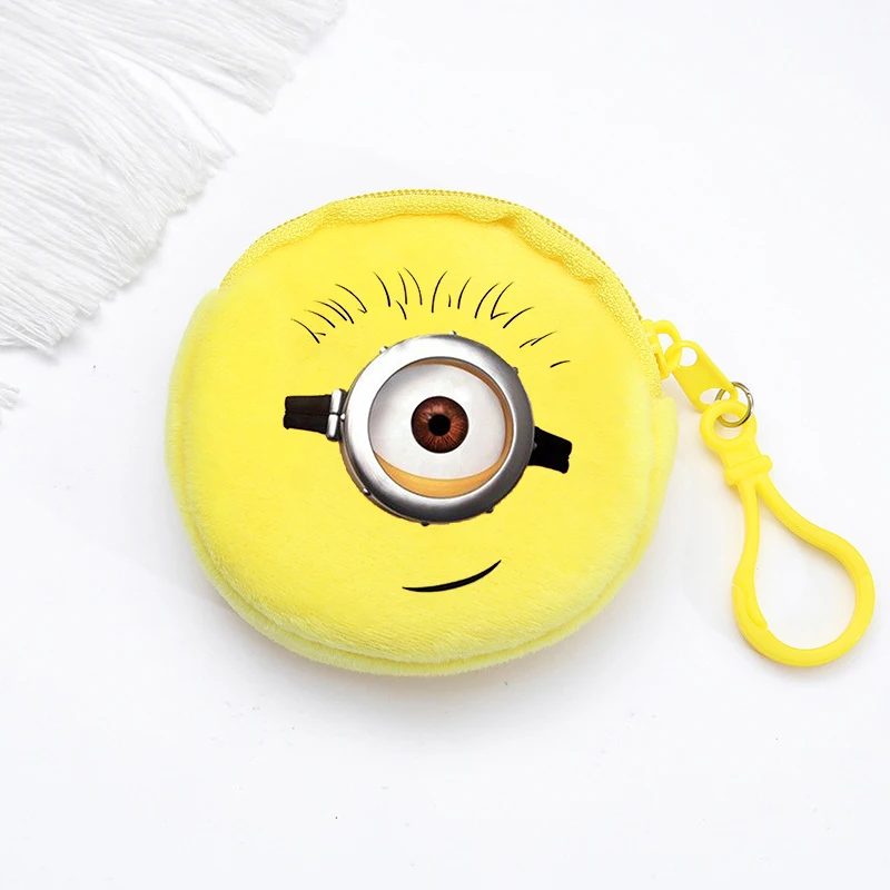 

Minionses Coin Purse Cute Emoji Pattern Wallets Mini Pouch Cartoon Anime Figure Storage Bags Cartoon Earphone Bag Birthday Gifts
