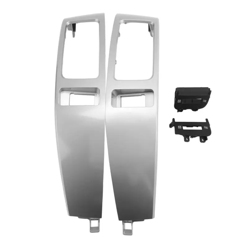 

2Pcs Car Air Conditioner Outlet Frame A/C Vents Plate Panel For Toyota Land Cruiser Prado 120 Lexus GX470 2003-2009-A61E