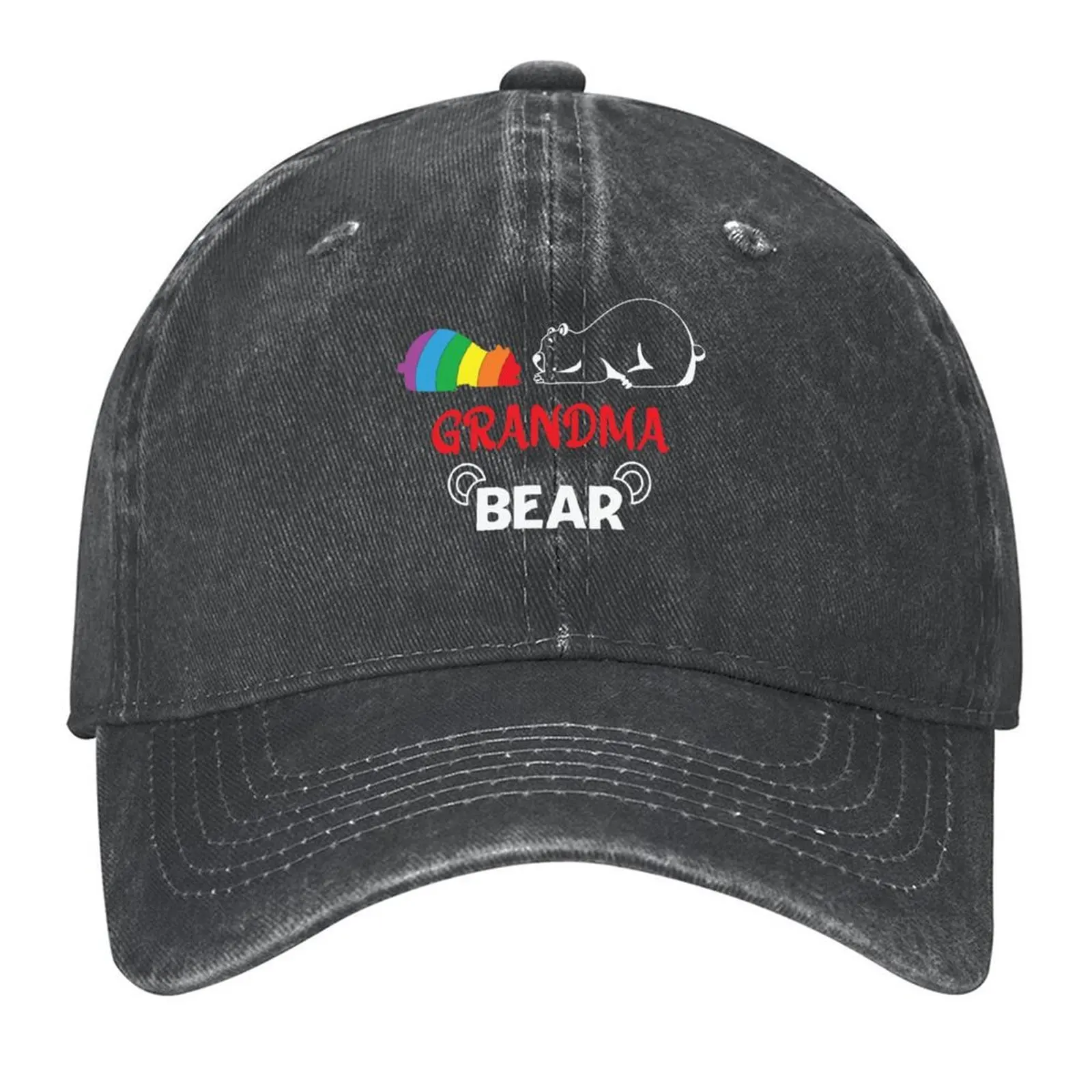 

Grandma Bear LGBT Rainbow Pride 2022 Baseball Cap men's big size hat Luxury Brand Horse Hat Anime Hat Women's Hats Men's