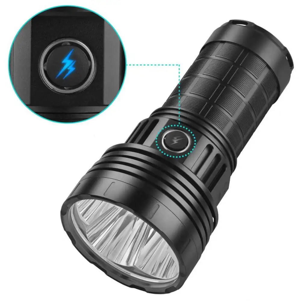 Haikelite HG50 8000 Lumens Rechargeable Flashlight