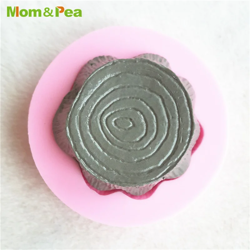 MPA1324 Stump Shaped Silicone Mold Gum Paste Chocolate Ornamental Fondant Mould Cake Decoration Tools